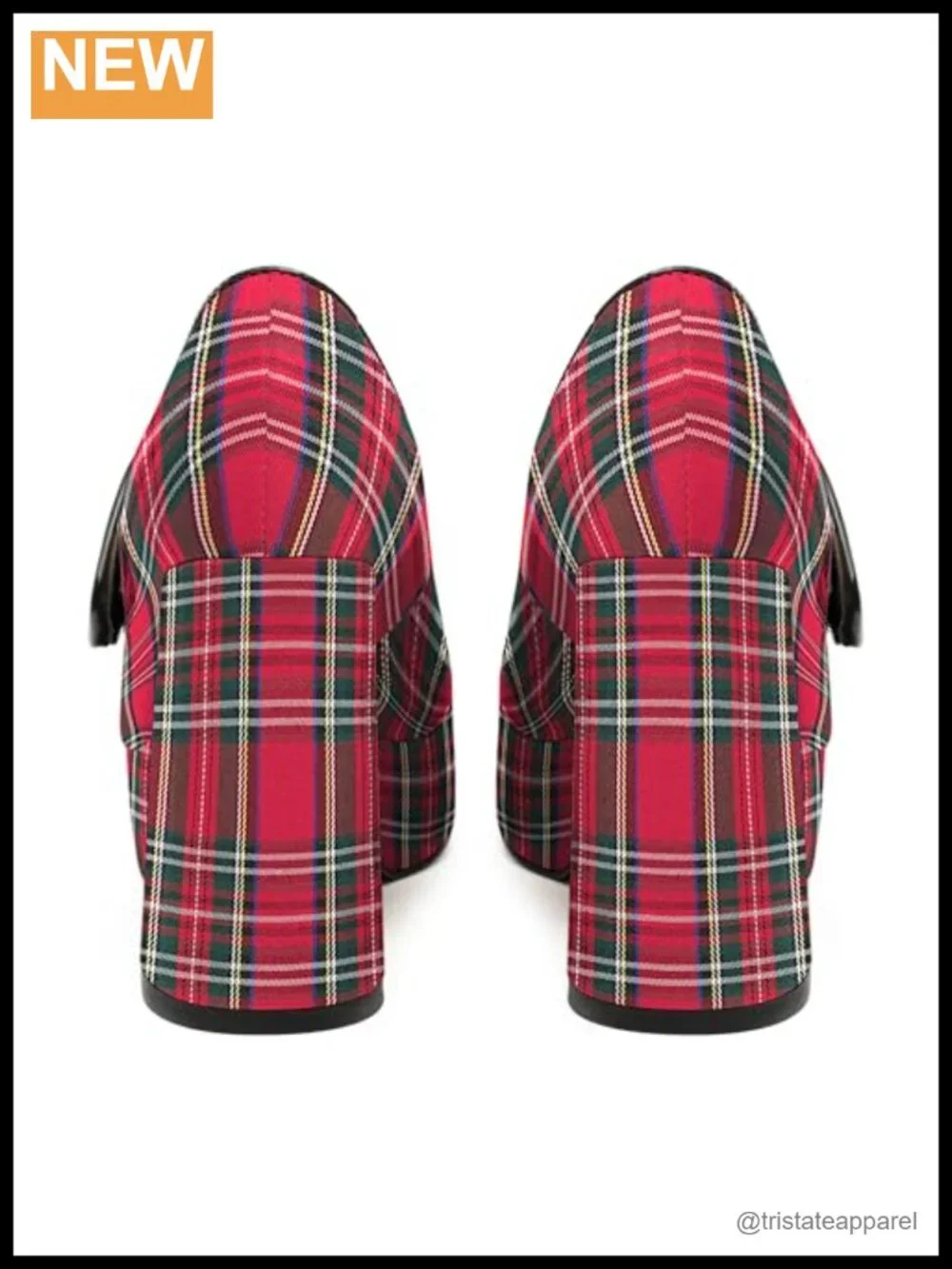 Mary Jane High Chunky Platform Square Toe Pumps Patent Leather
